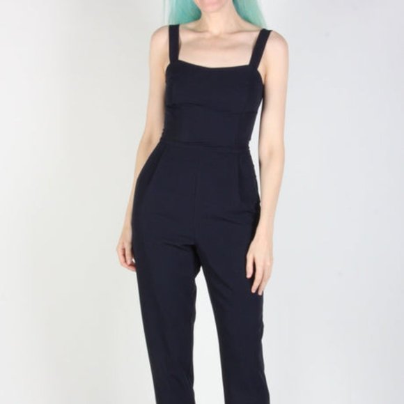 Birds of North America Crossbill Jumpsuit Navy Size 4 - Picture 1 of 9